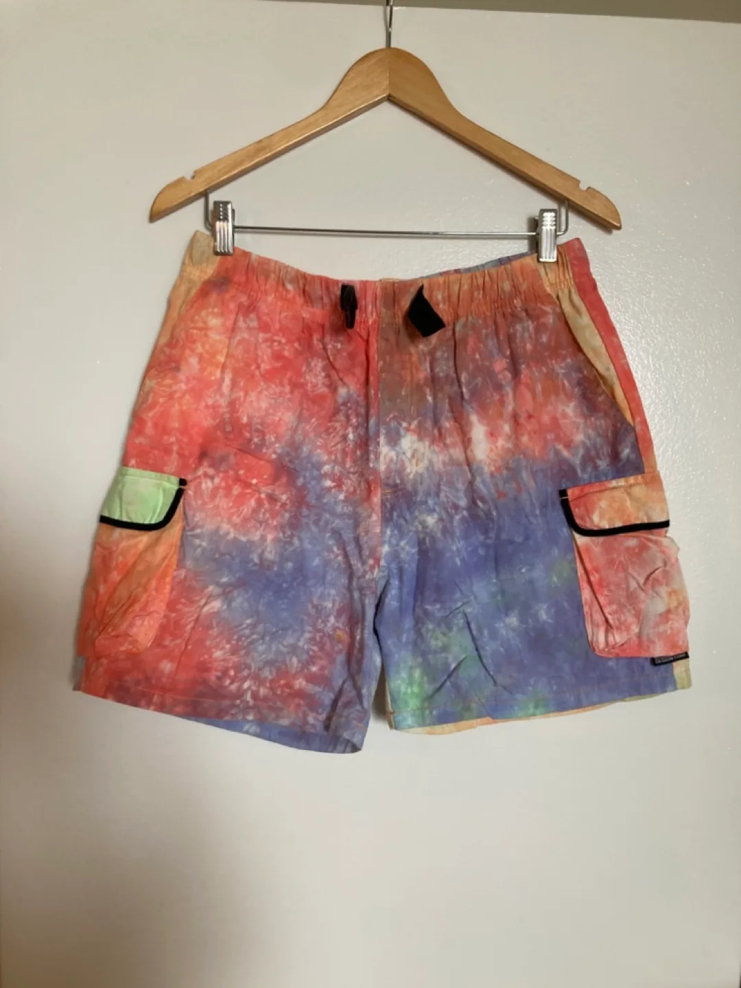 Stüssy Tie-Dye Cargo Shorts - Size M thumbnail
