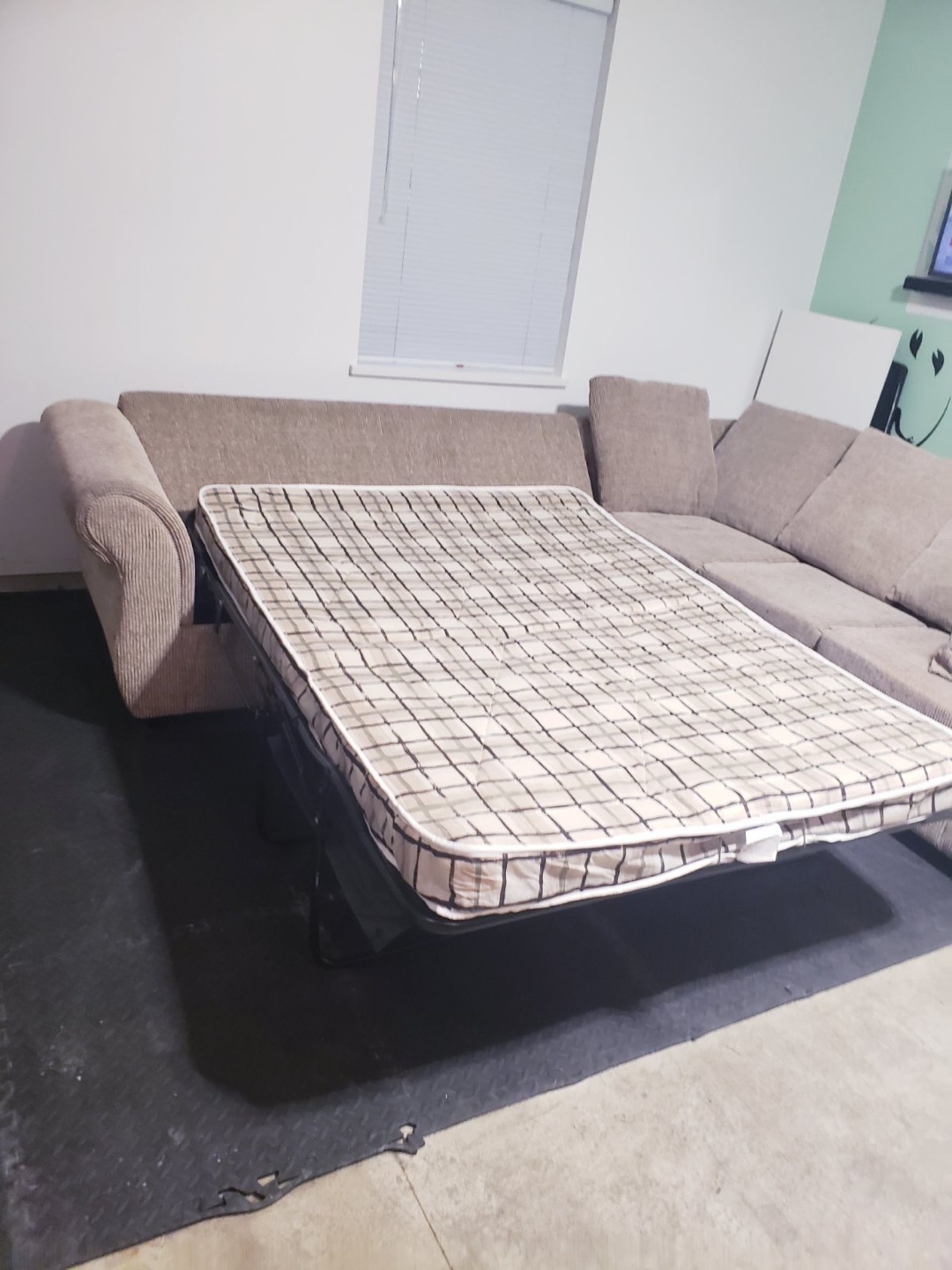 Beige Sectional Sofa with Pull-Out Bed ( Delivery Available ) - photo 2
