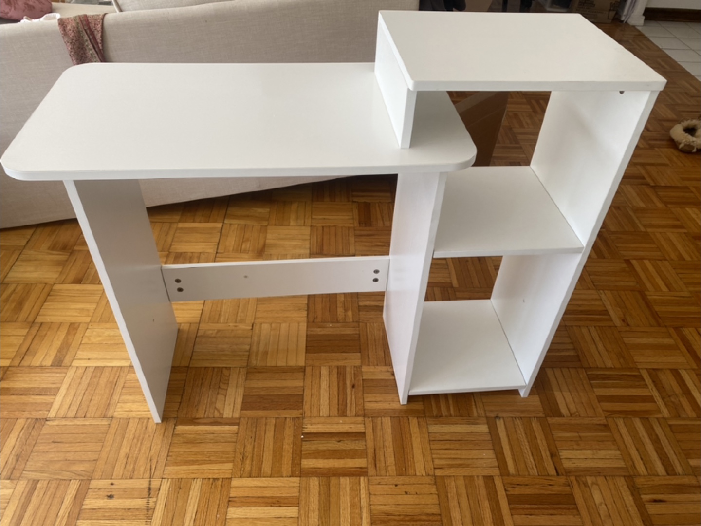 White desk