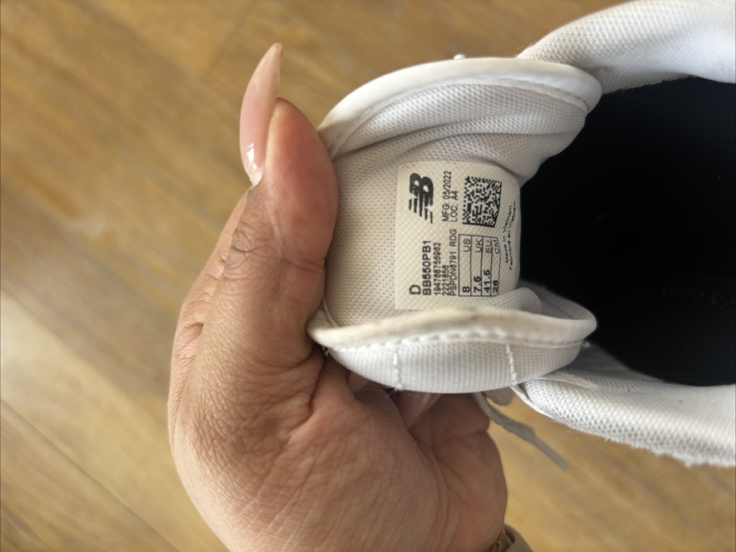 New Balance 550 White Sneakers - photo 3
