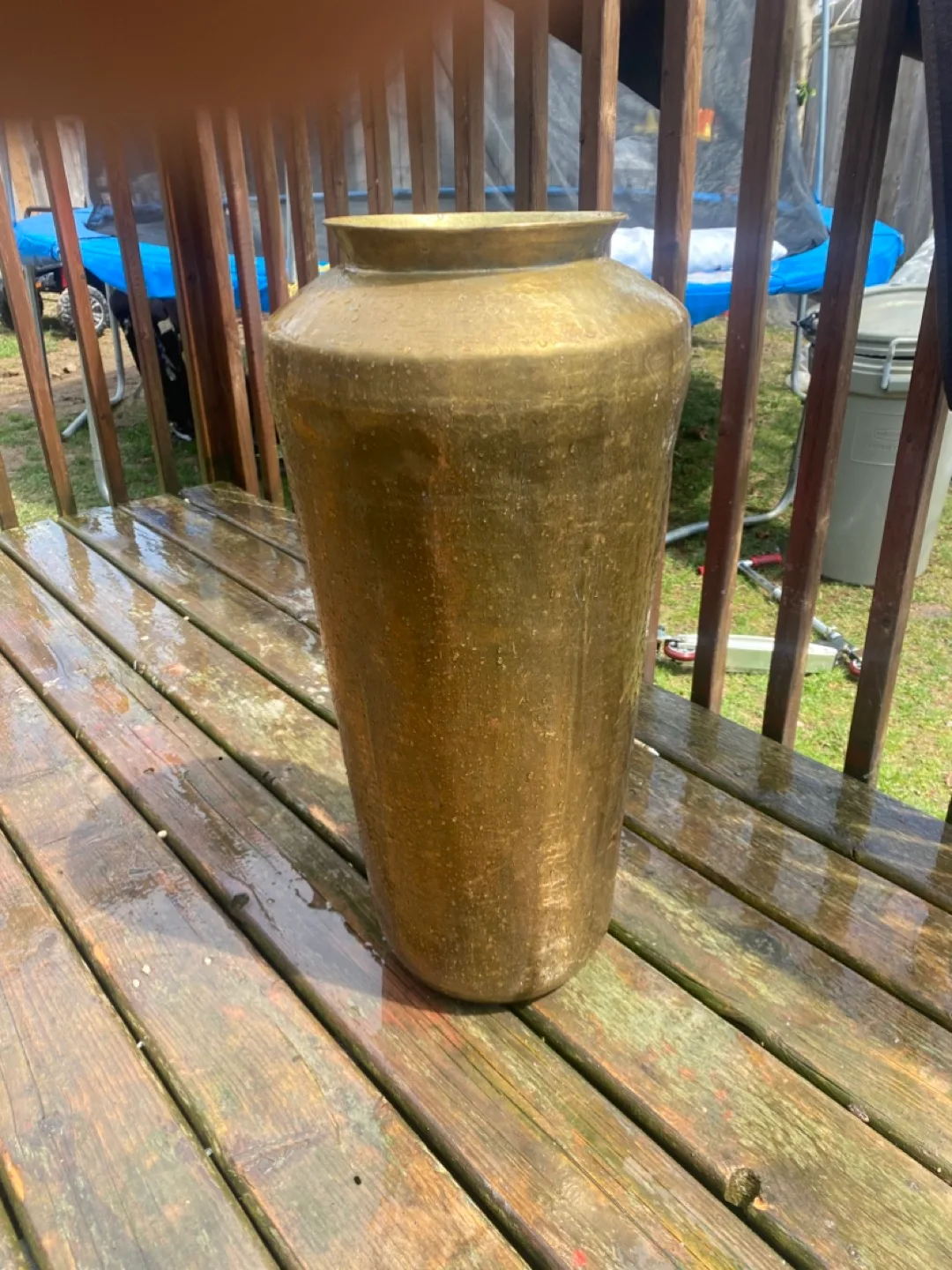 Large Brass Vase thumbnail