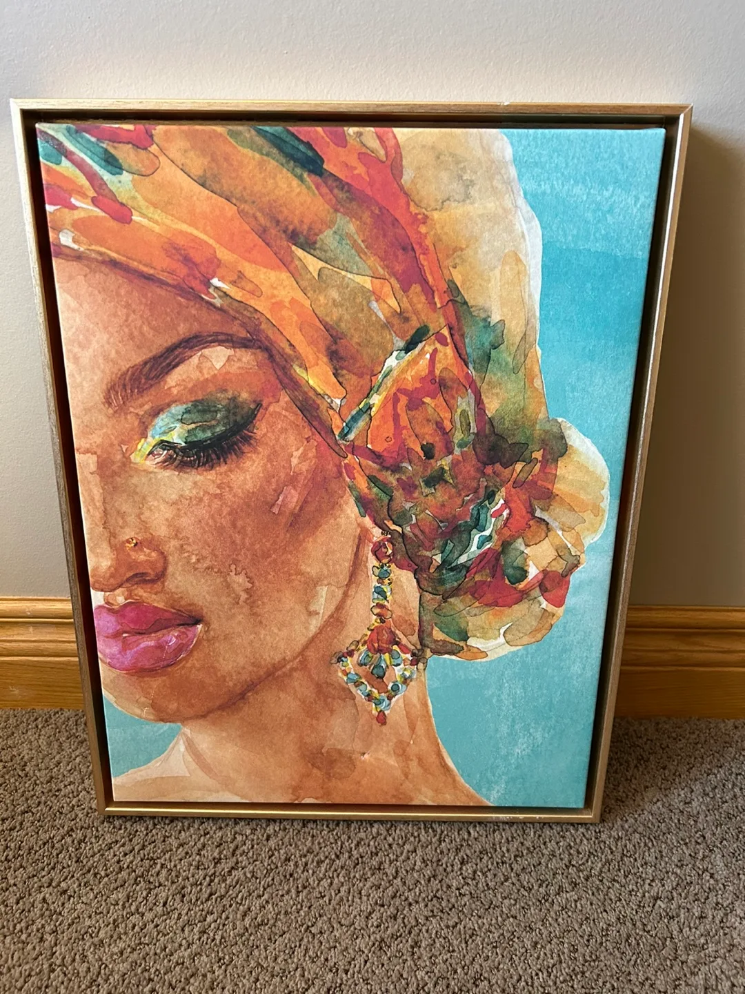 Watercolor-Style Canvas Wall Art thumbnail