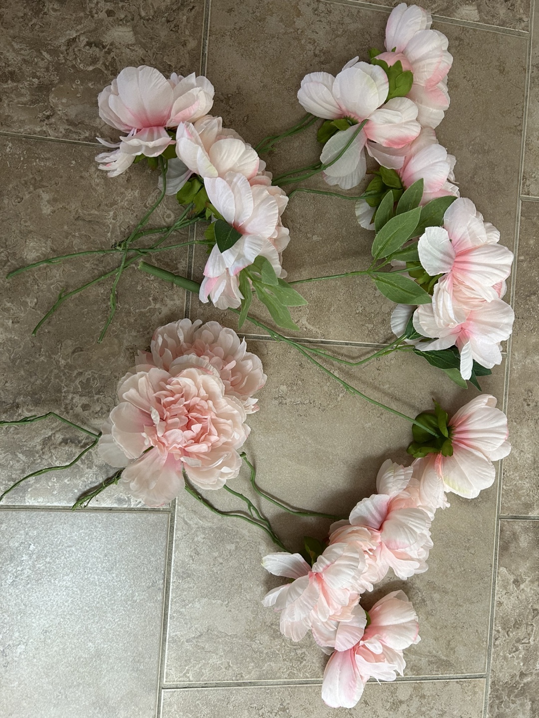 Artificial Peony Flowers - Blush Pink - photo 4
