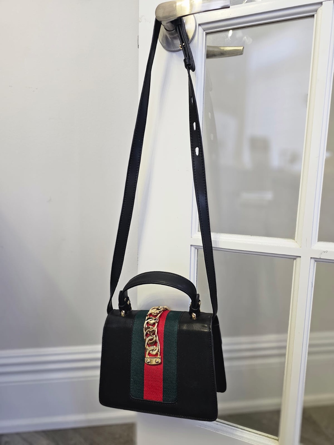 Gucci Black Leather Crossbody Bag - photo 5
