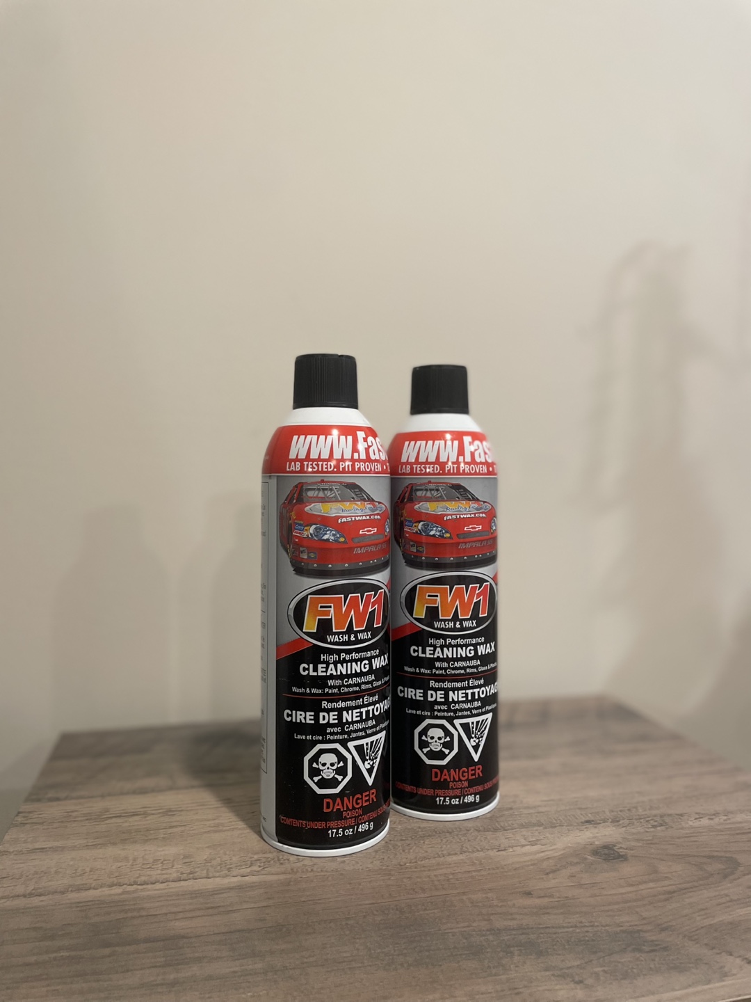 2 x FW1 Wash & Wax High Performance Cleaning Wax (Carnauba)