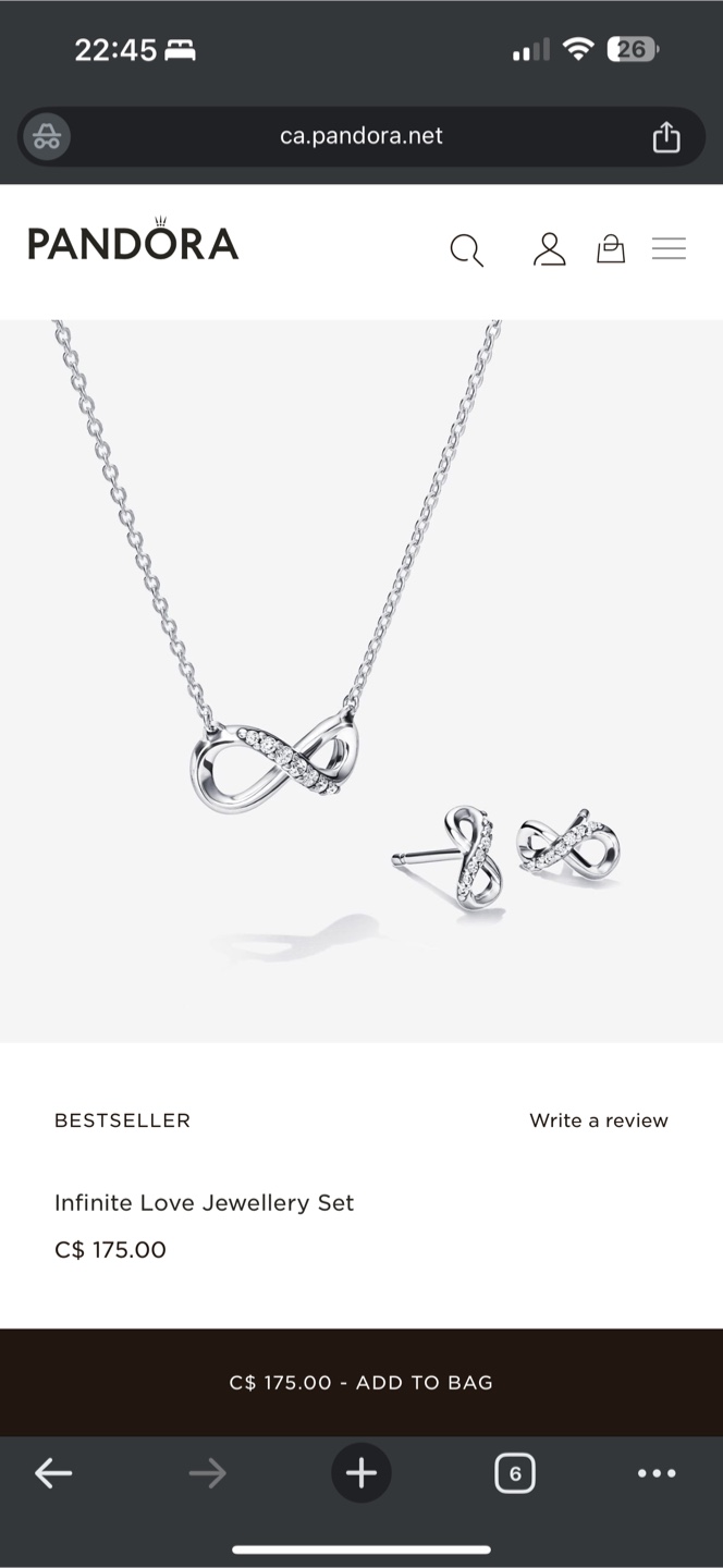 Pandora Infinite Love Jewellery Set - photo 4