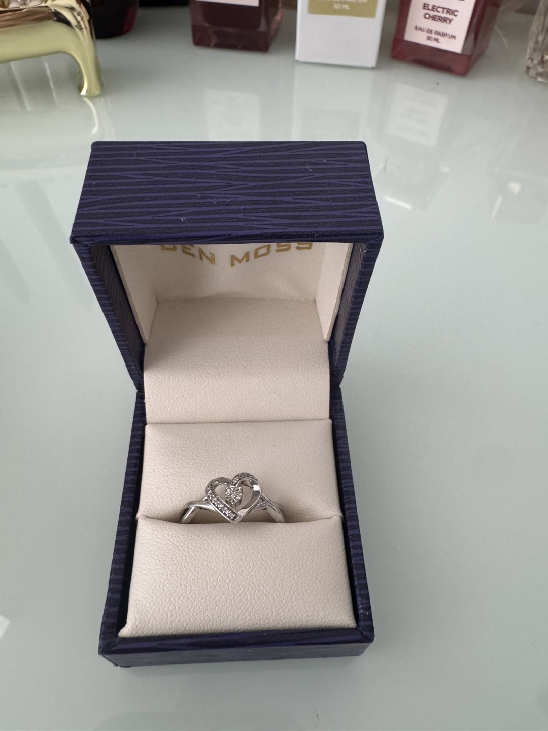 Ben Moss Sterling Silver Diamond Heart Ring - photo 2