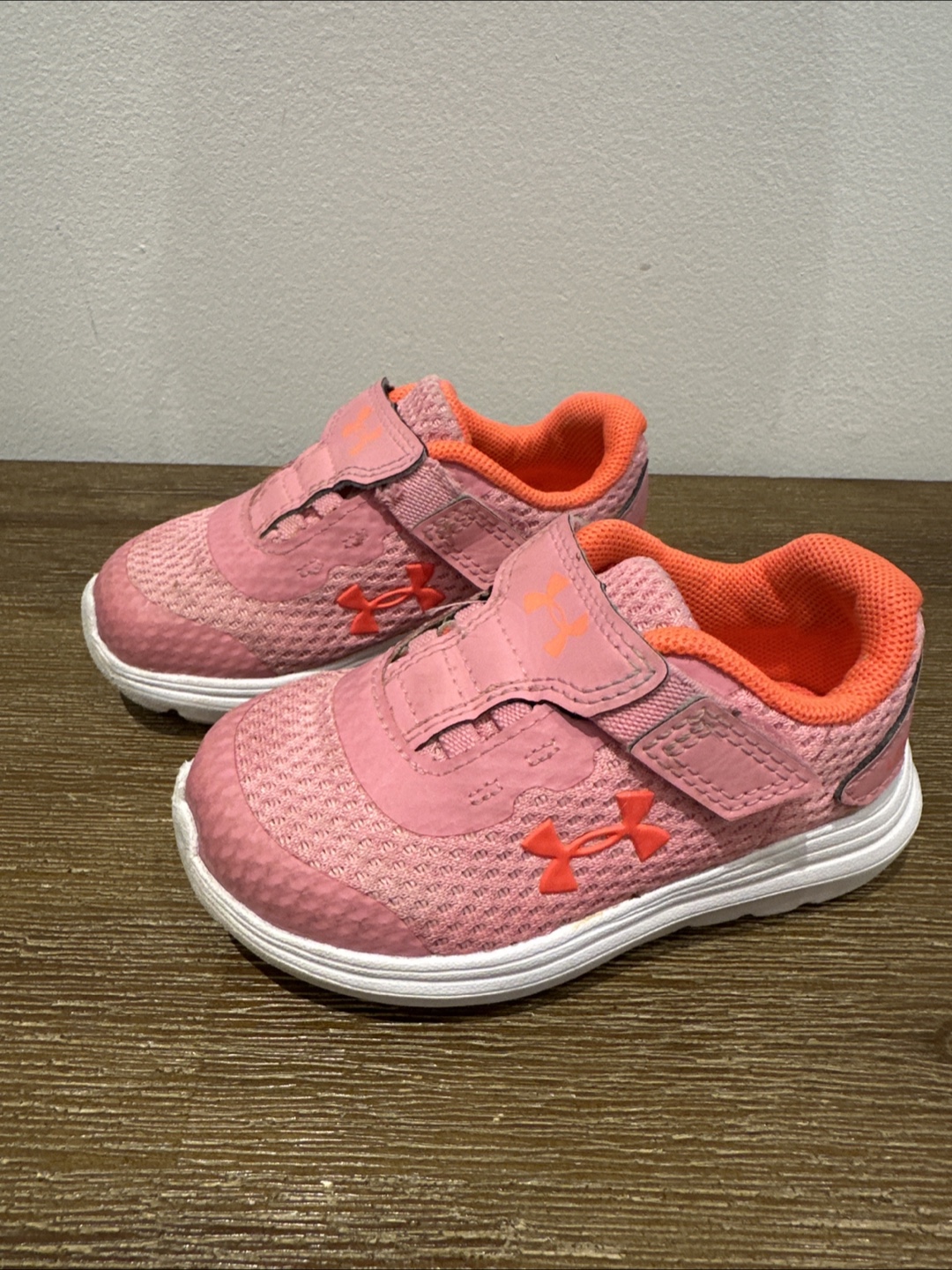 Under Armour Toddler Girls Pink Running Shoes - Size 5