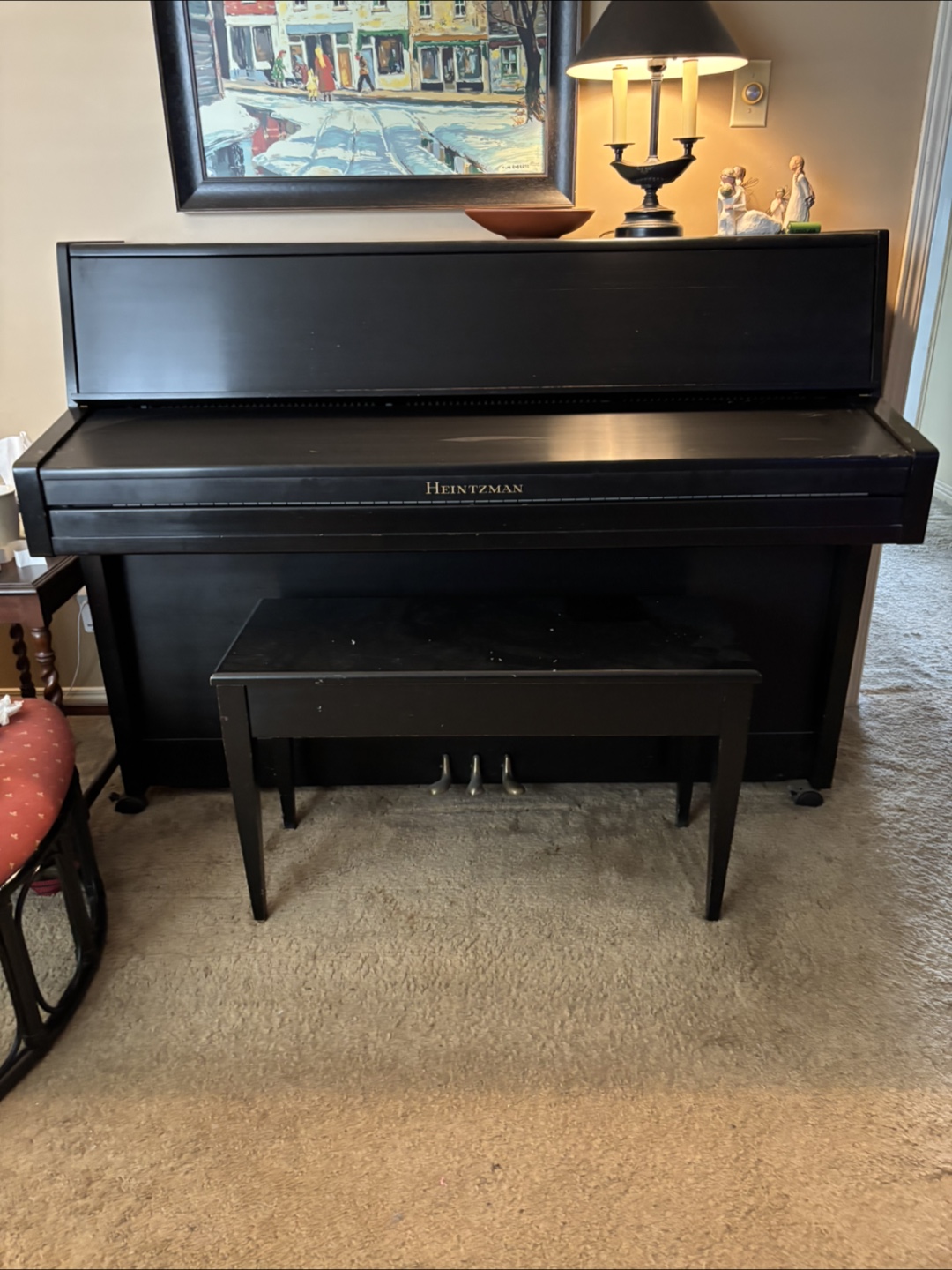 Heintzman Upright Piano with Bench 💚 - photo 3