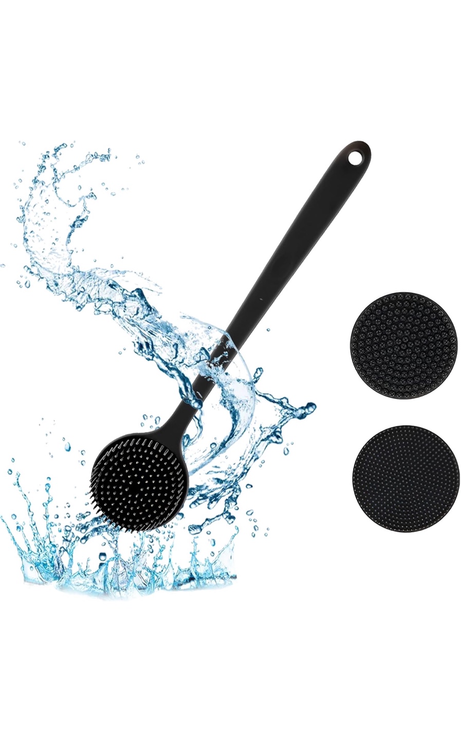 Long-handled Silicone Back Scrubber Brush