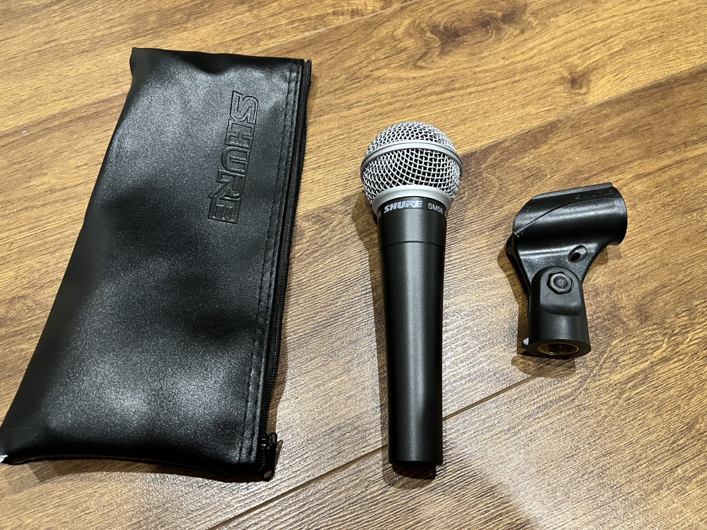 Shure SM58 Dynamic Microphone with Case and Clip