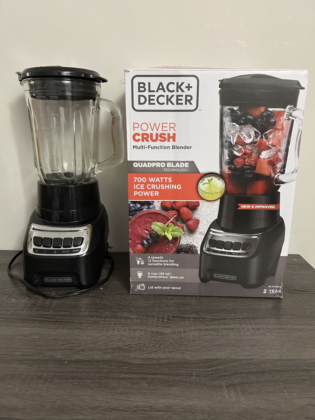Black+Decker Power Crush Multi-Function Blender