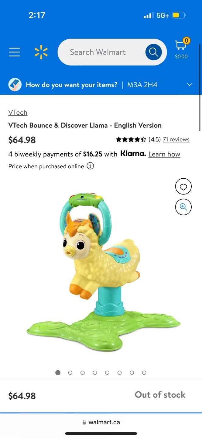 VTech Bounce & Discover Llama thumbnail