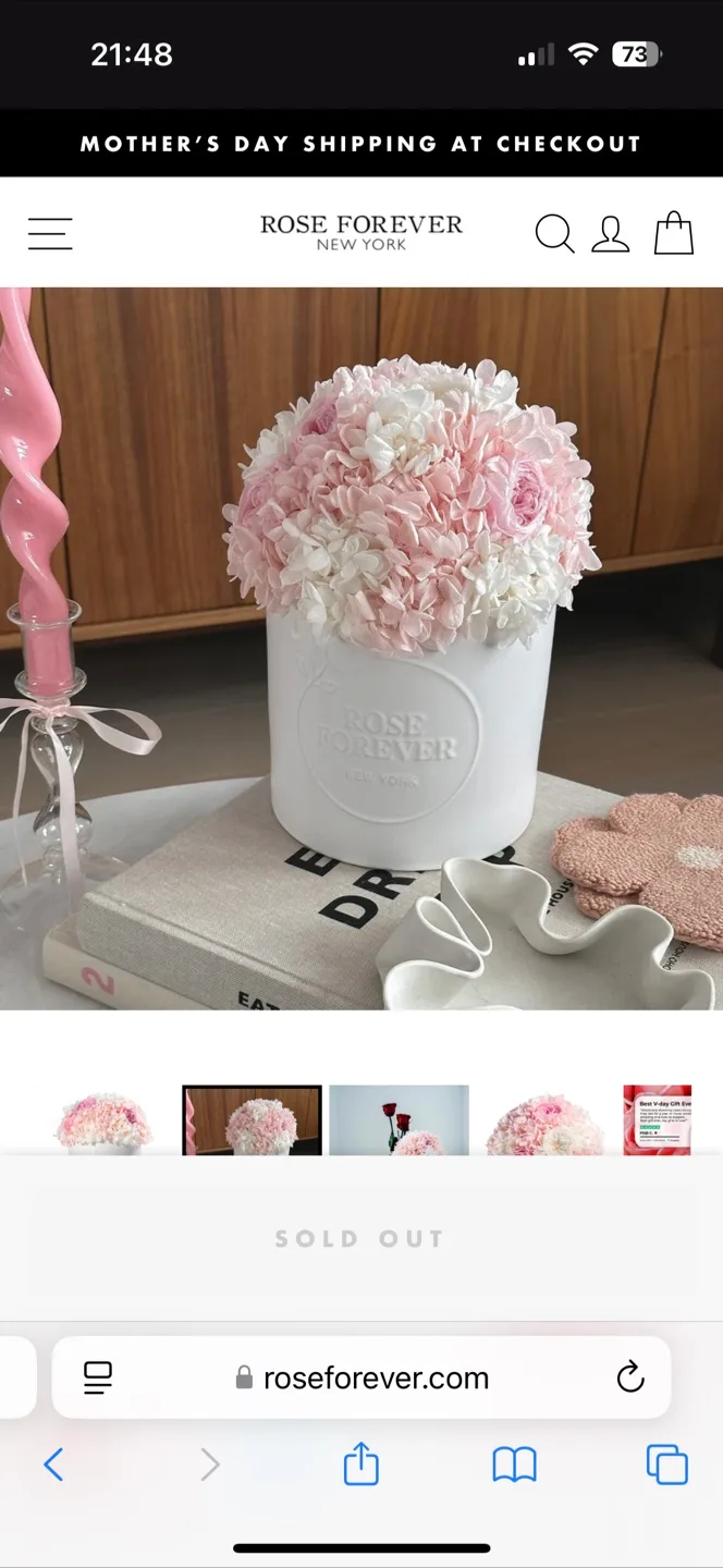 Rose Forever New York Preserved Flower Arrangement image indicator(3)