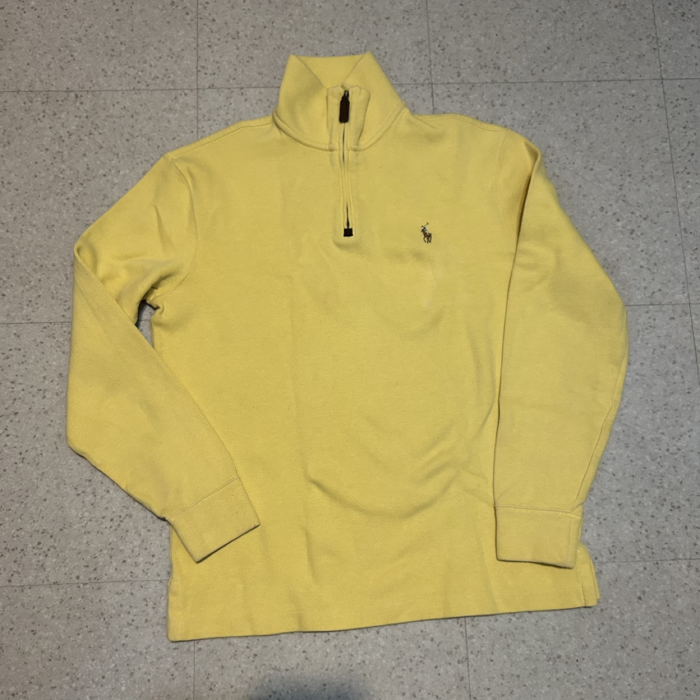 Polo Ralph Lauren Yellow 1/4 Zip Sweatshirt