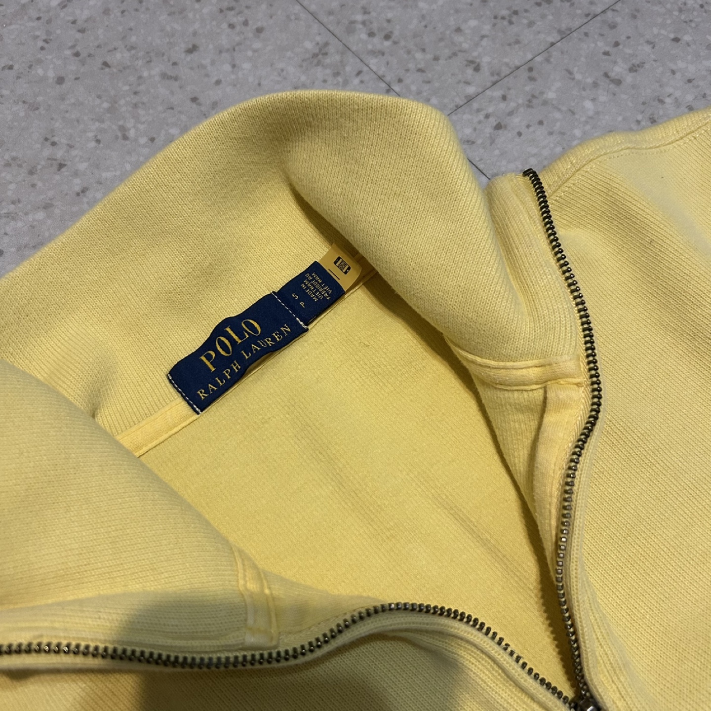 Polo Ralph Lauren Yellow 1/4 Zip Sweatshirt - photo 3