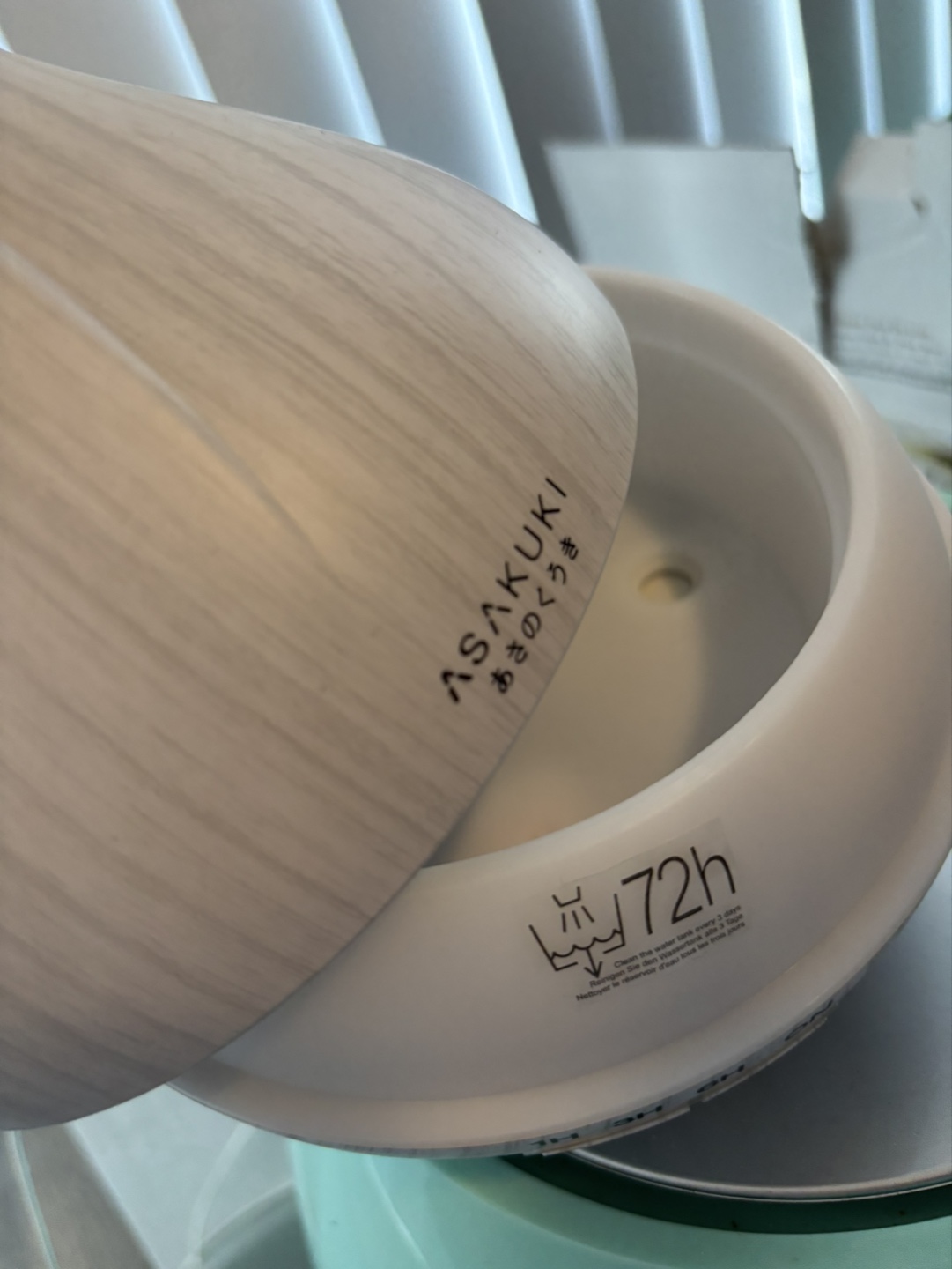 ASAKUKI Essential Oil Diffuser Humidifier - White Wood - photo 3