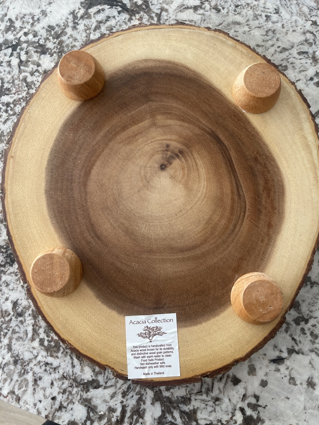 Acacia Wood Serving Tray/ Chees Board - photo 4