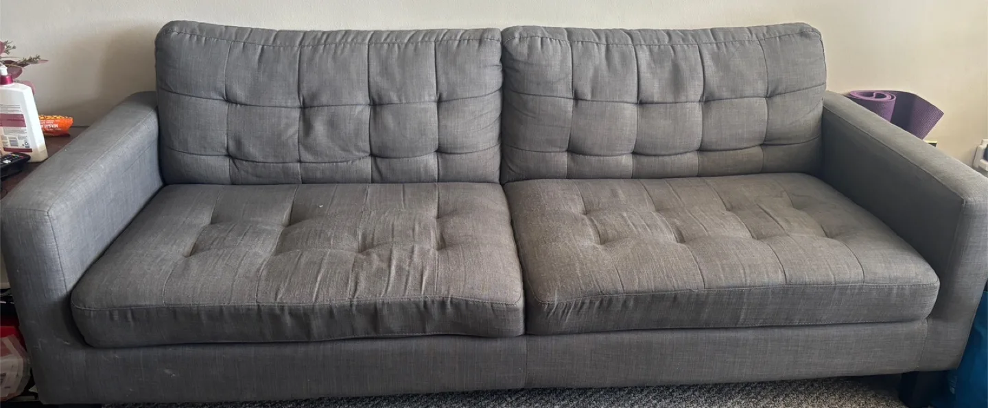 Grey Sofa and Armchair Set thumbnail