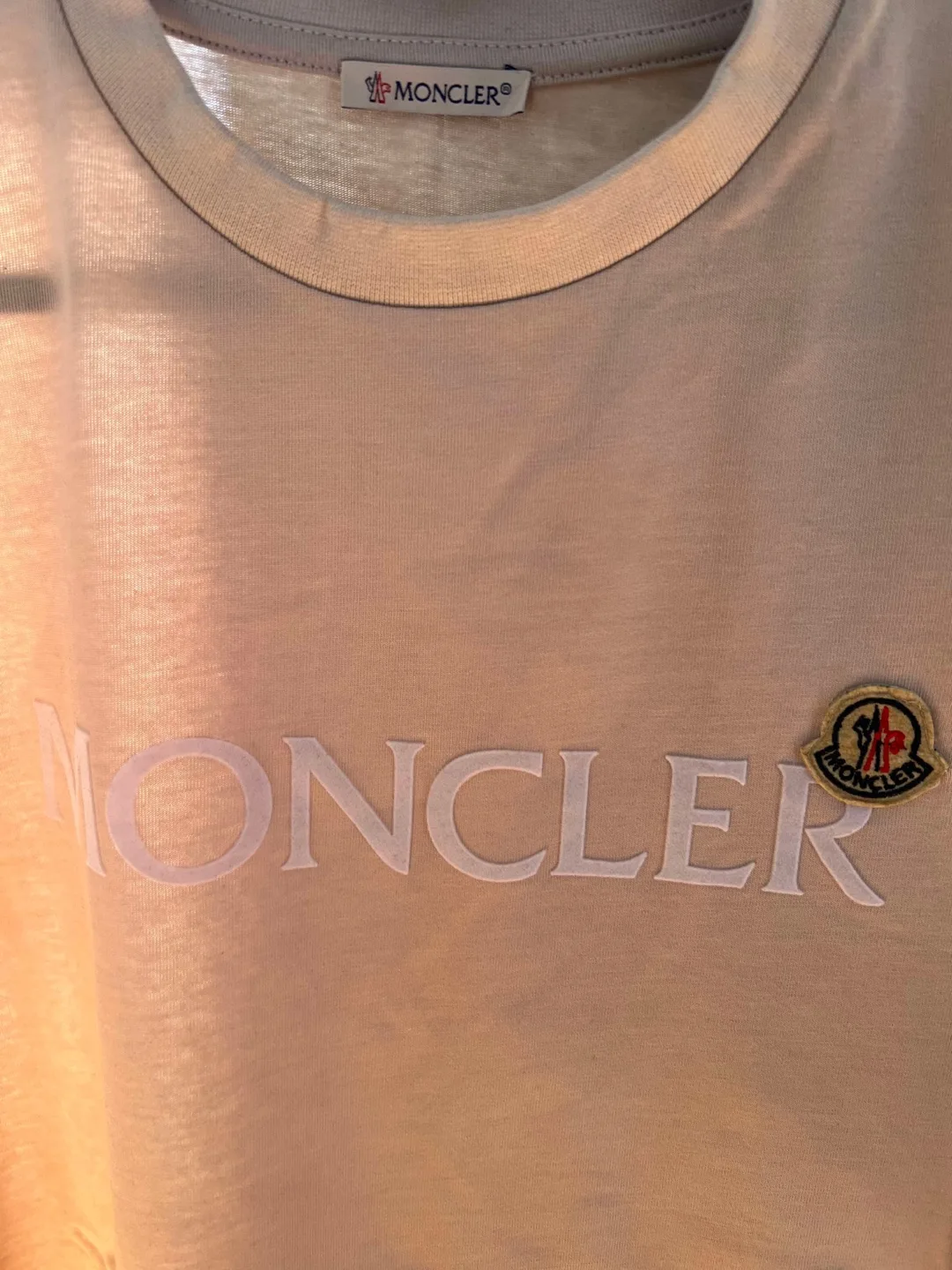 Moncler Beige T-Shirt image indicator(3)