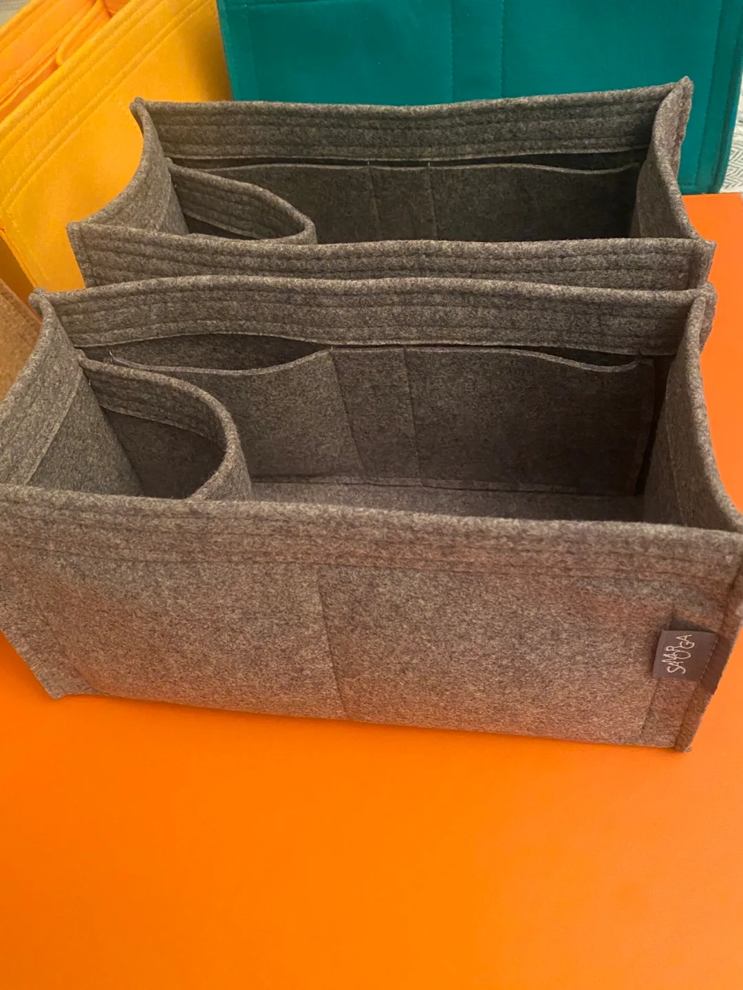 Set of Six Savorga Felt Handbag Organizers image indicator(3)