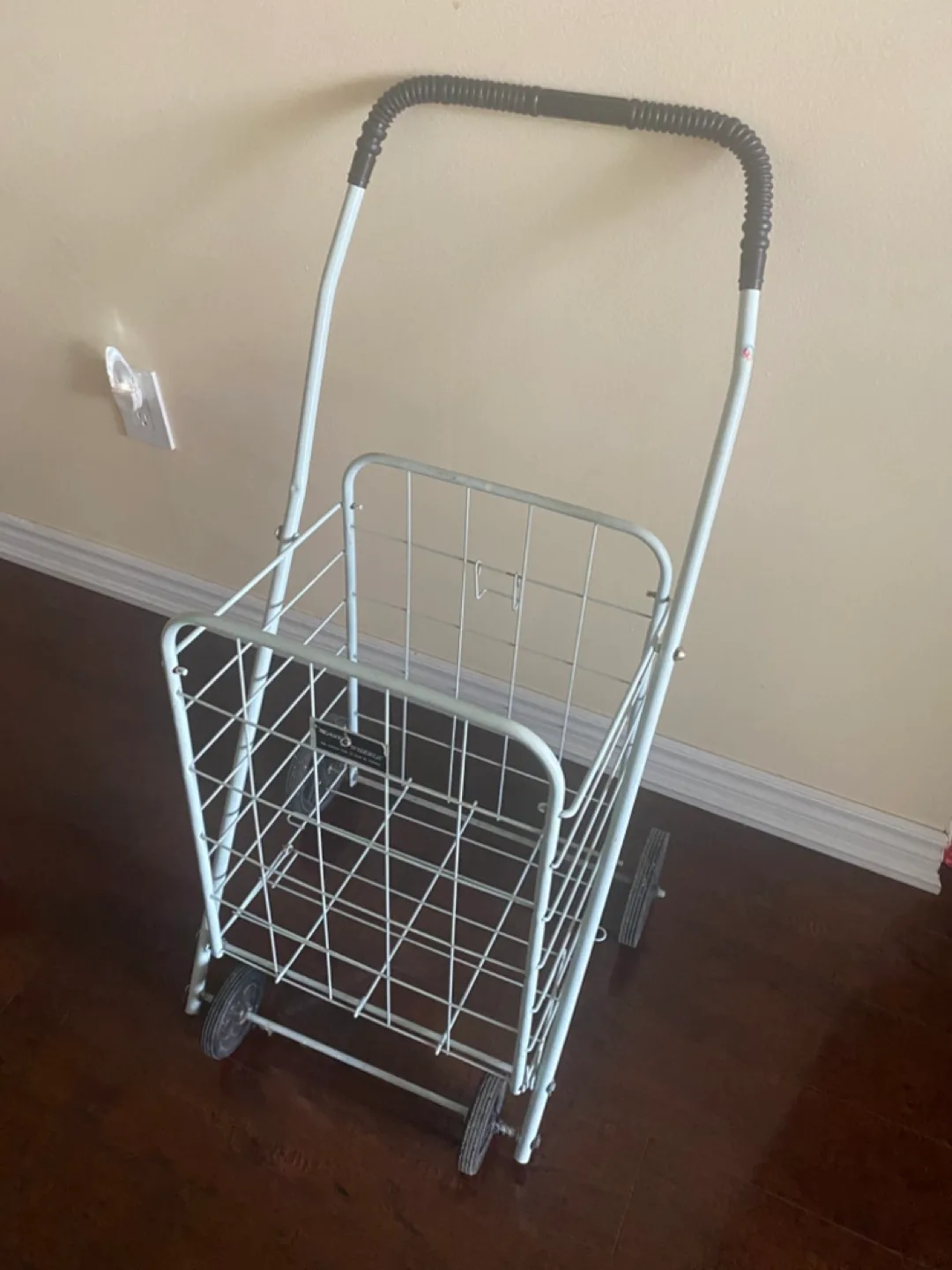 Rolling Shopping Cart - Light Blue- White image indicator(2)