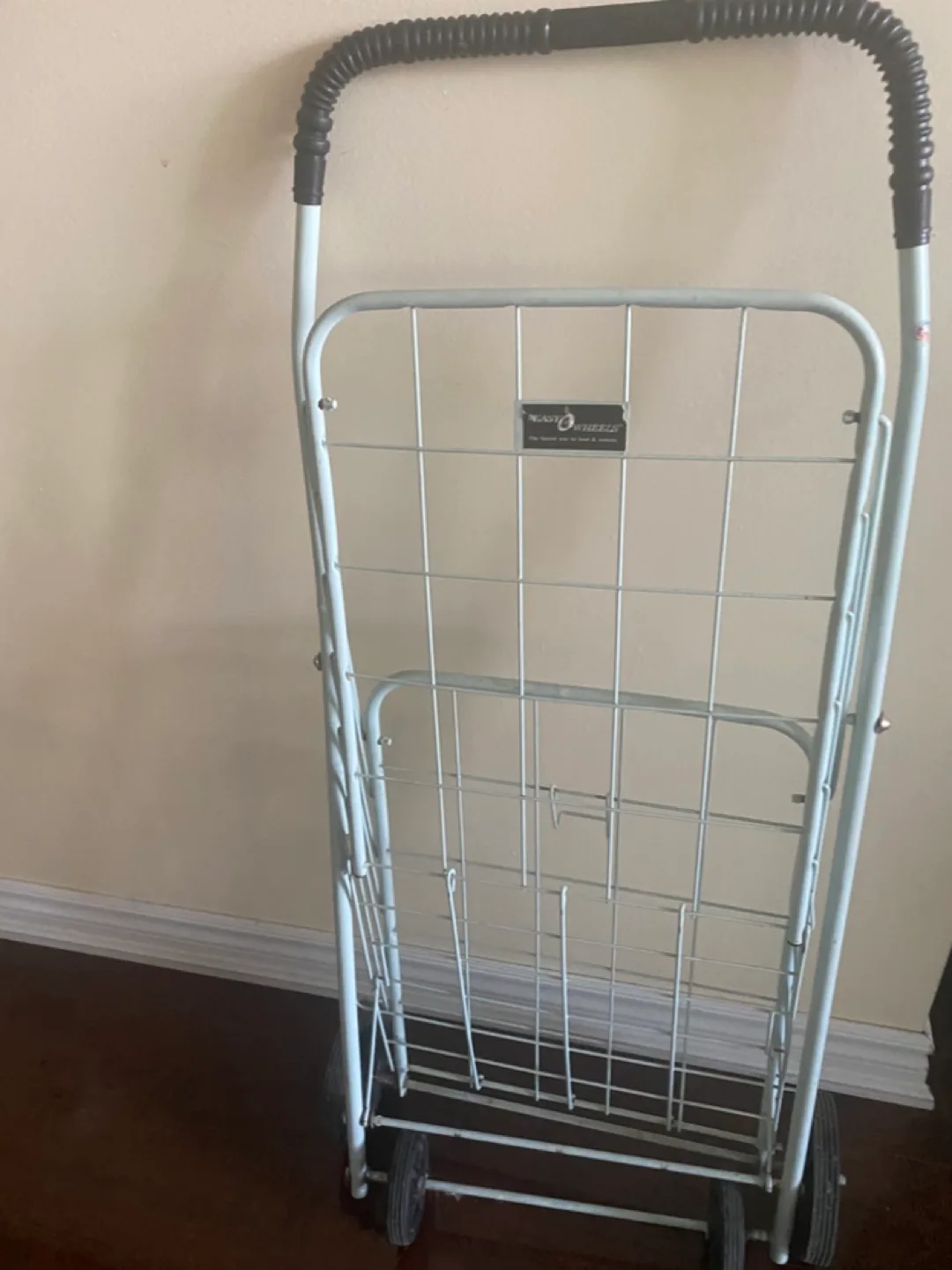 Rolling Shopping Cart - Light Blue- White image indicator(4)