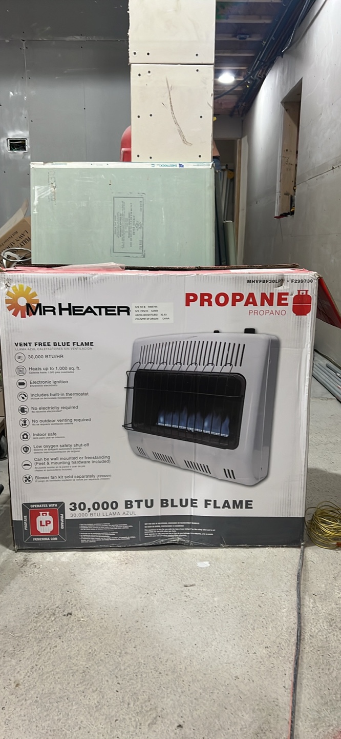 Mr. Heater 30,000 BTU Vent Free Blue Flame Propane Heater