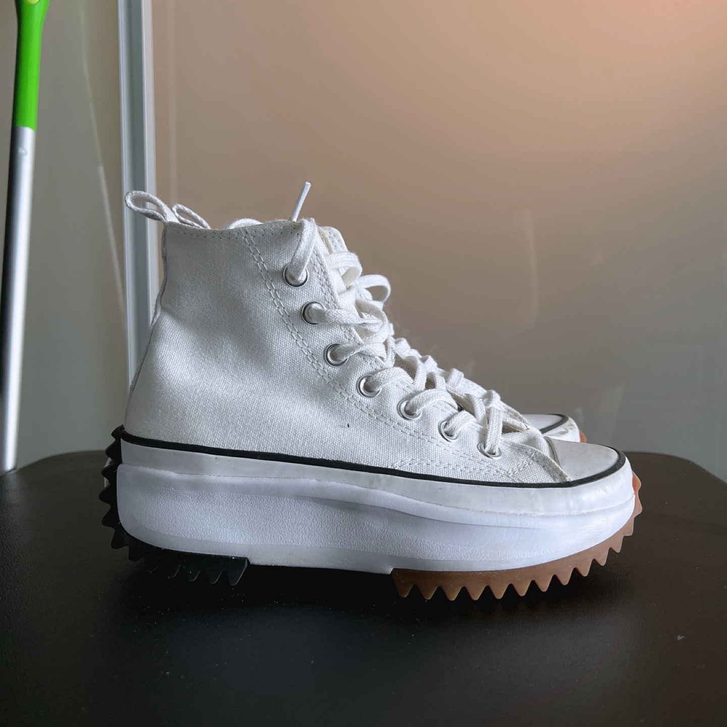 Converse Run Star Hike High Top Sneakers - White (US 5) - photo 2