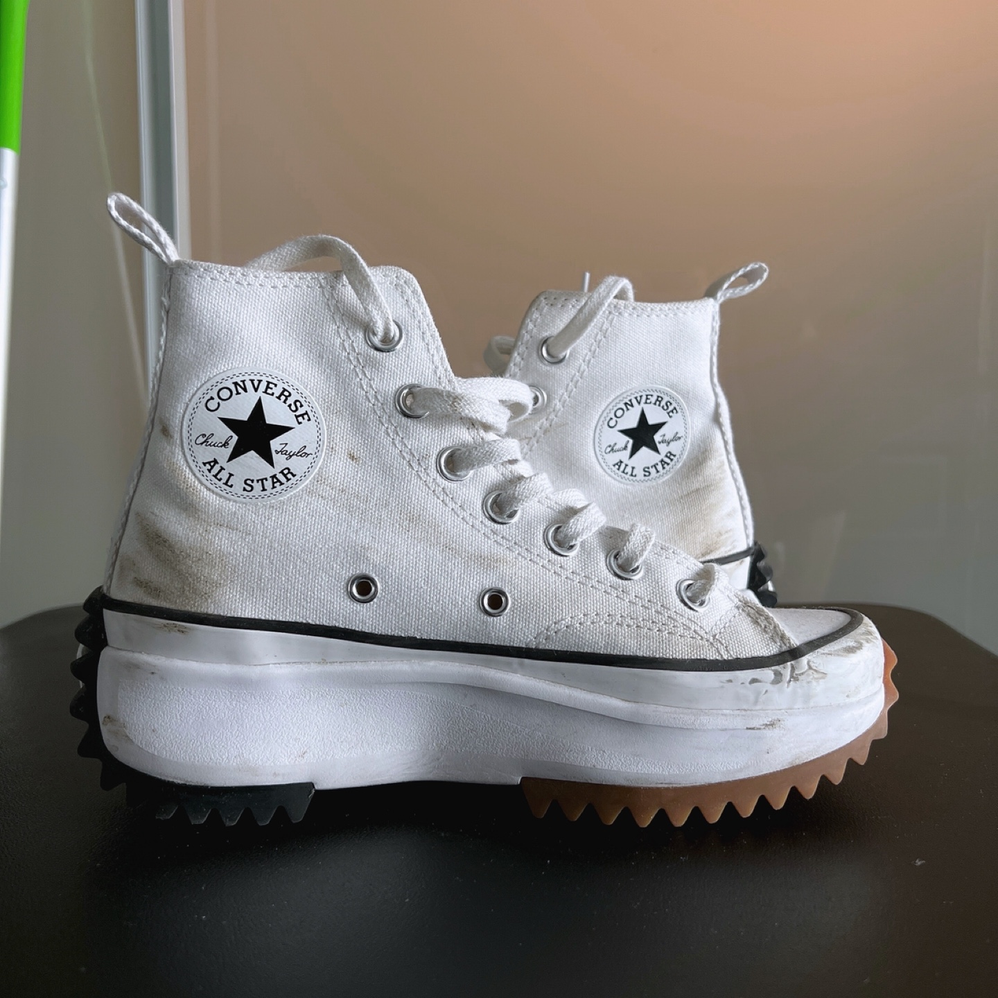 Converse Run Star Hike High Top Sneakers - White (US 5)