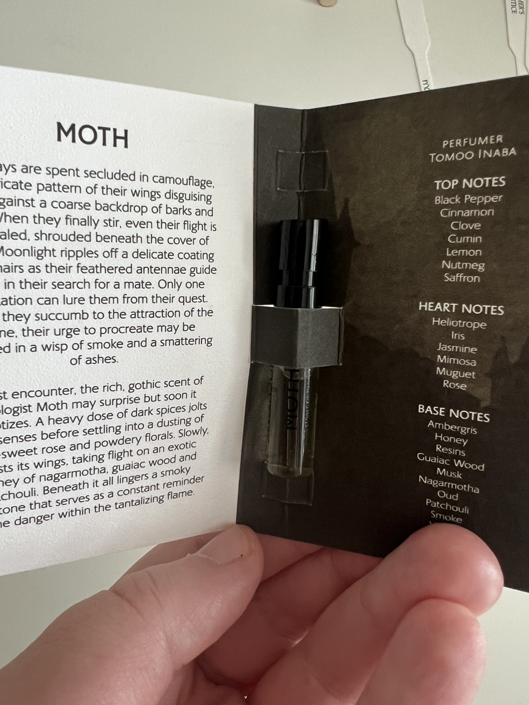 Zoologist Moth Perfume Sample - photo 2