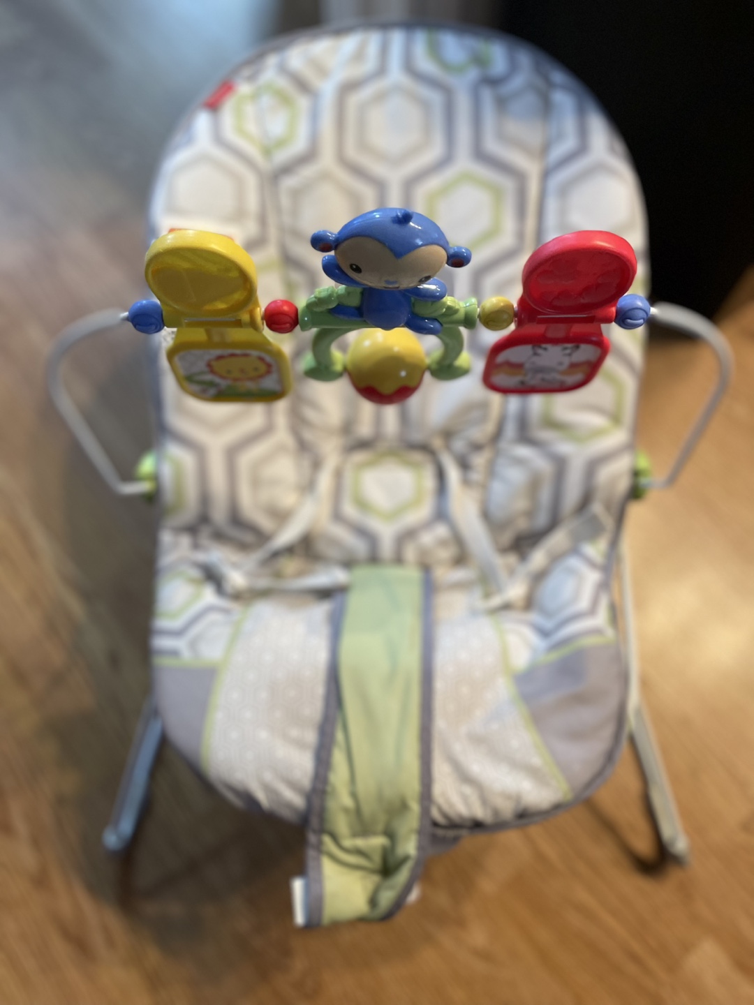 Infant Baby Bouncer with Toy Bar