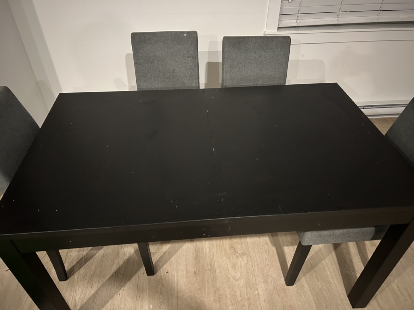 Dining table with four chairs - photo 3
