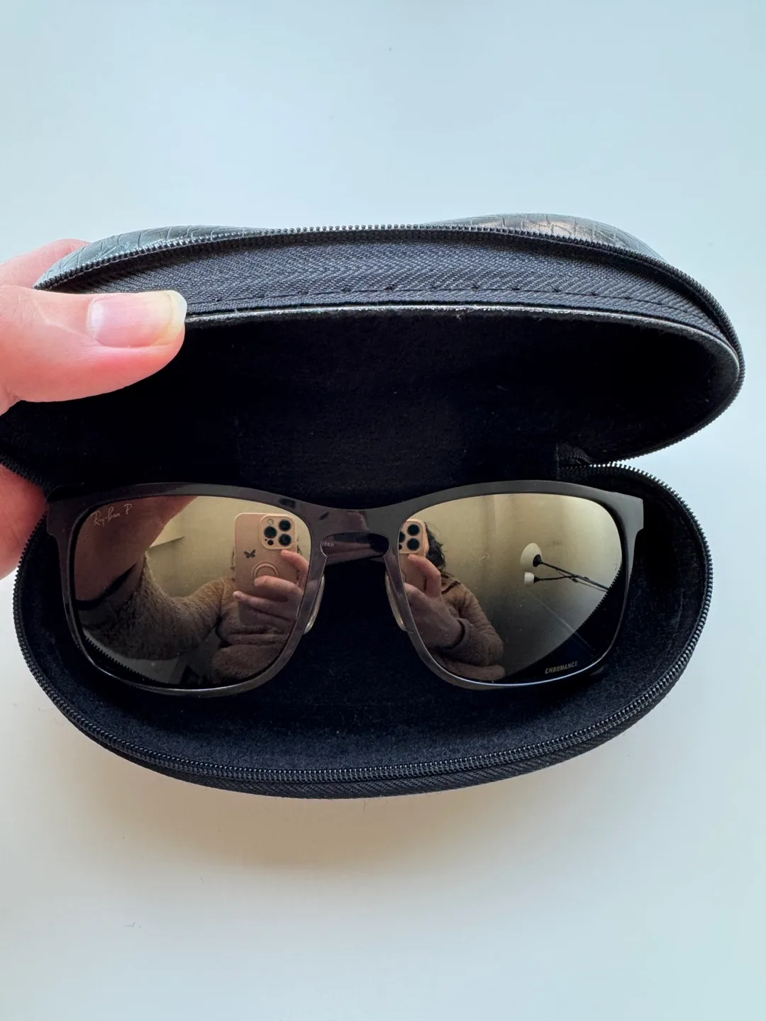2 BRAND NEW Zippered Black Sunglasses Cases thumbnail