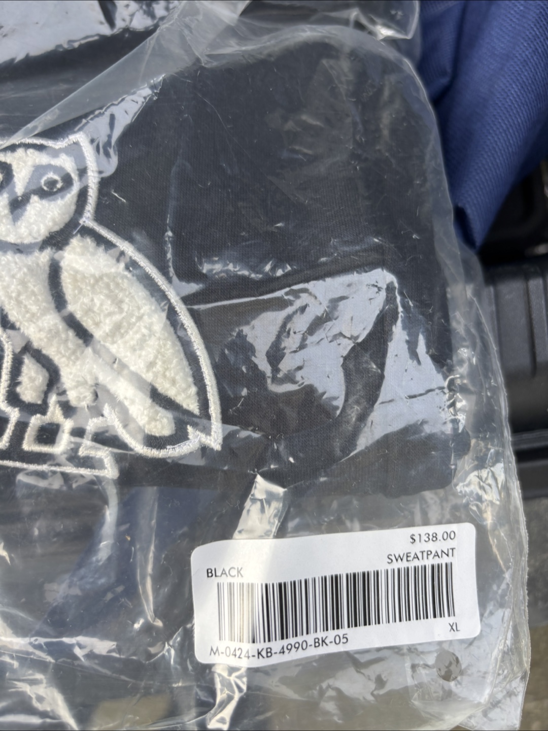 OVO  Open Hem Plush Sweatpants - Heather Grey - Size XL - photo 5
