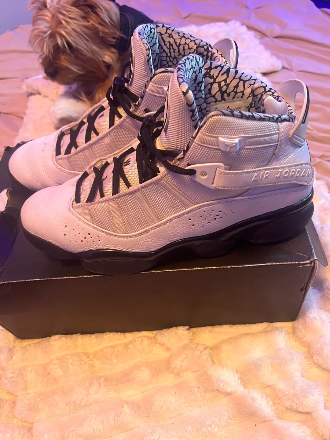 Air Jordan 6 Rings Size 11 White image indicator(2)