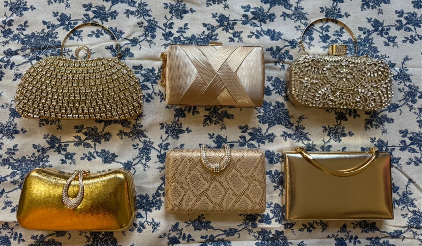 ⭐️✨ Gold Evening Bags/Clutches✨⭐️ image indicator(2)