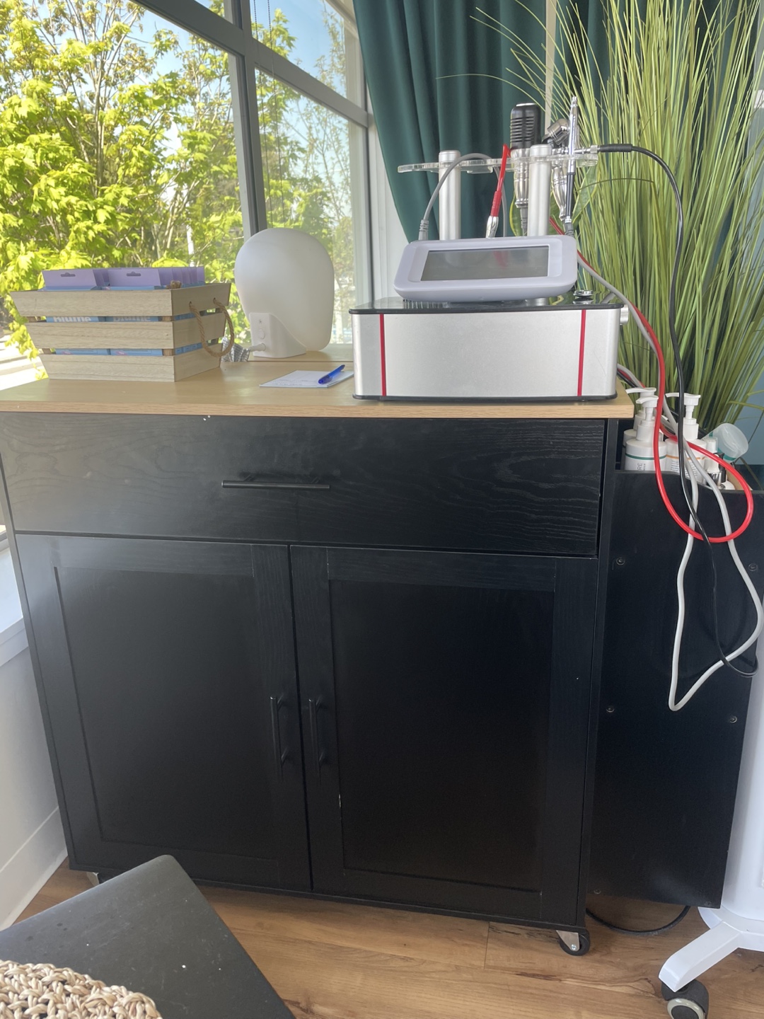 Rolling Wooden Cupboard