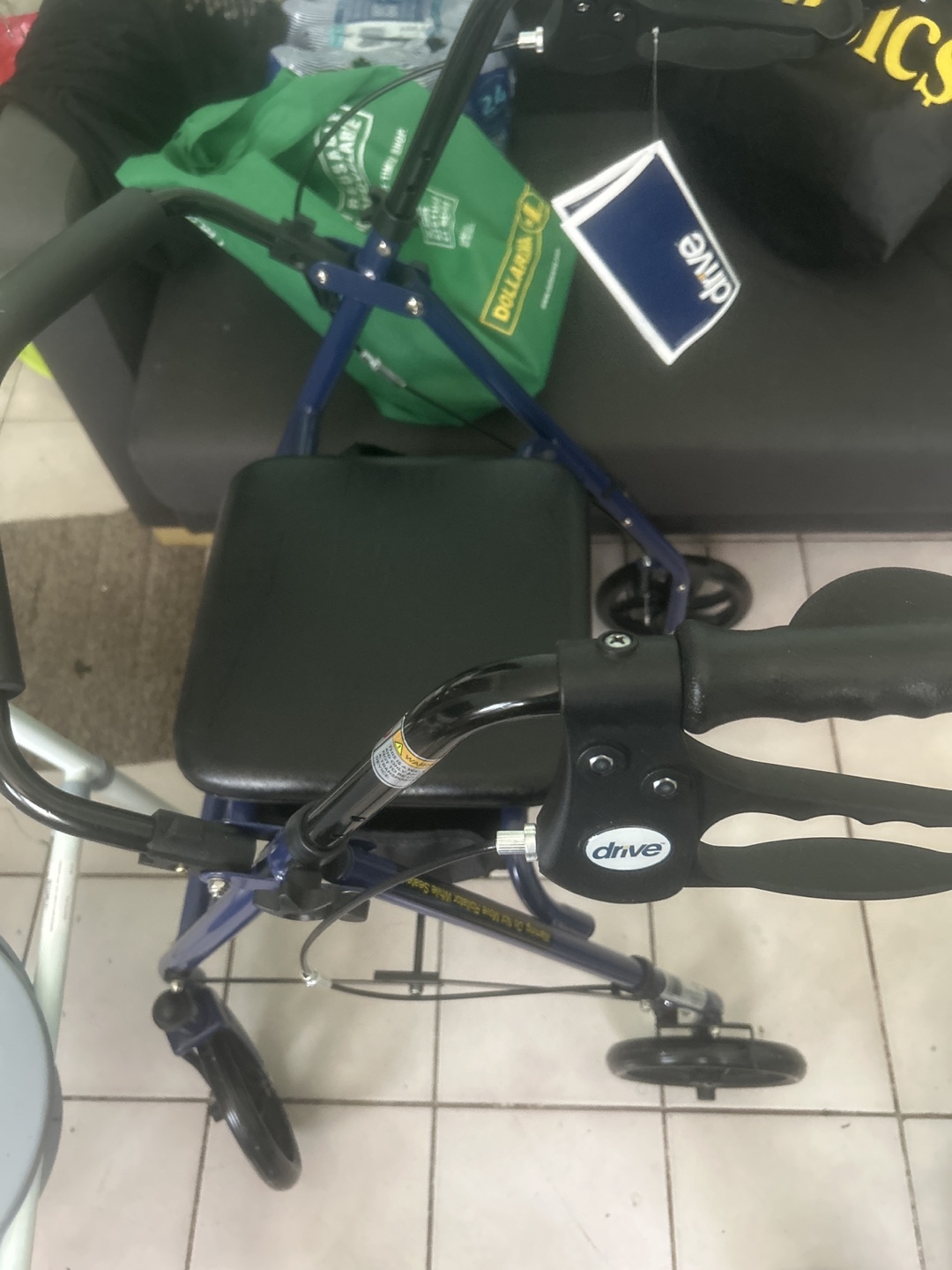 Drive Medical Lightweight Rollator Walker