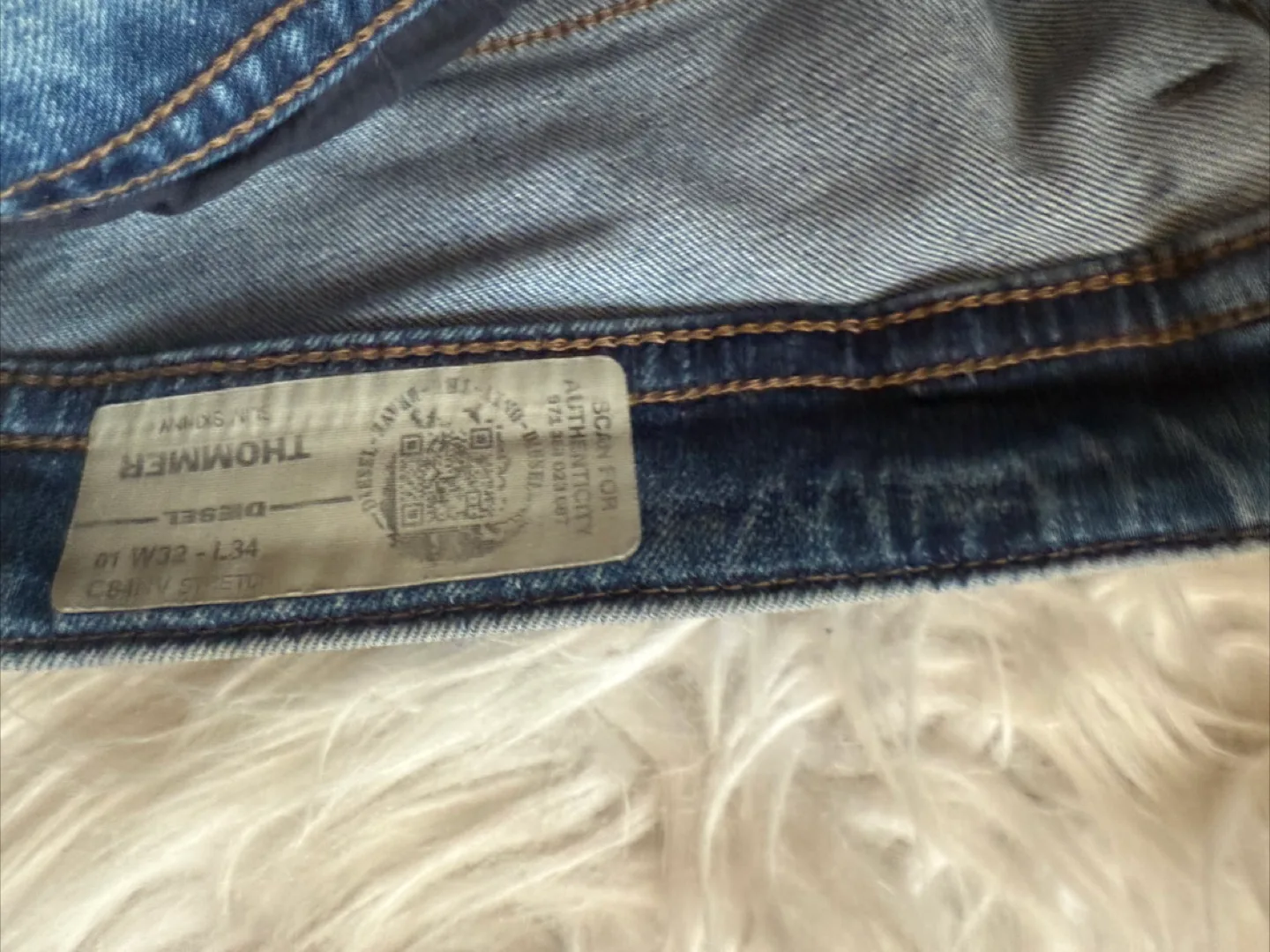 Diesel Men's Thommer Jeans Size W32 L34 image indicator(3)