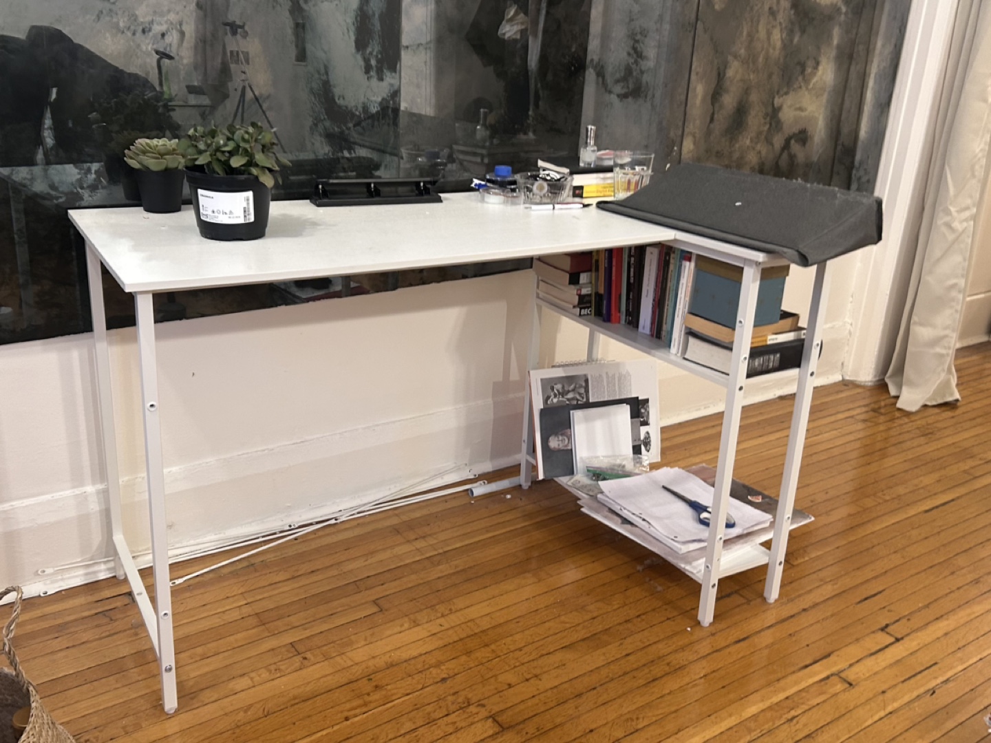 L-Shape Desk with Storage