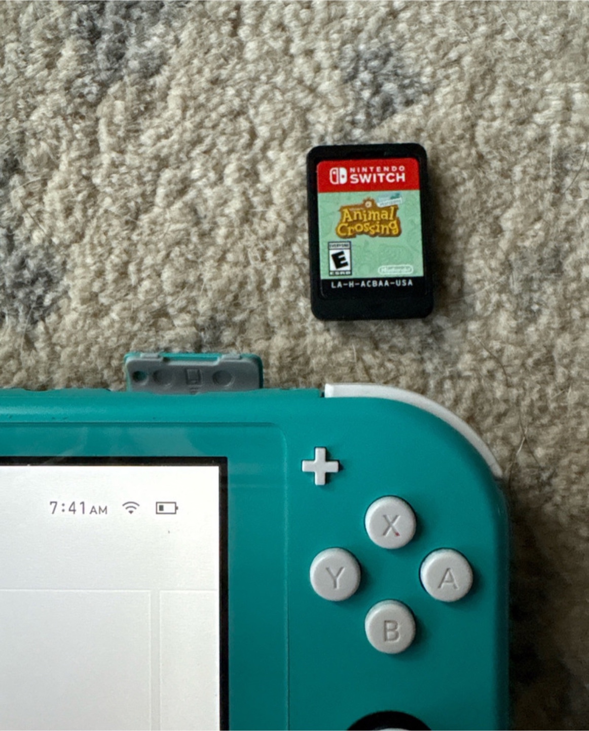 Teal Nintendo Switch Lite with Animal Crossing - photo 3