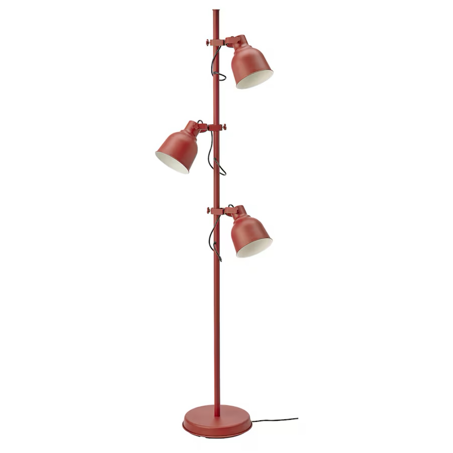 IKEA FADO Three-Light Floor Lamp - Red - photo 3