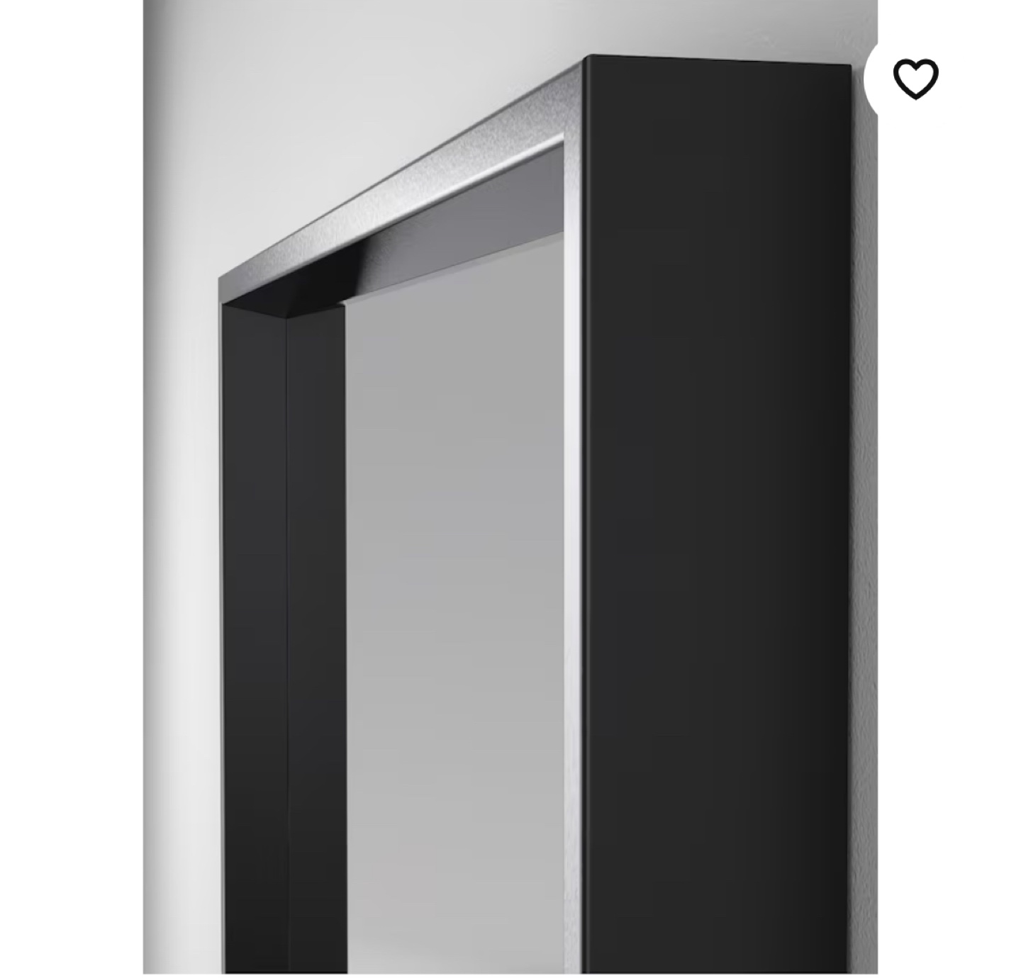 Full-Length Mirror with Black Frame - photo 3