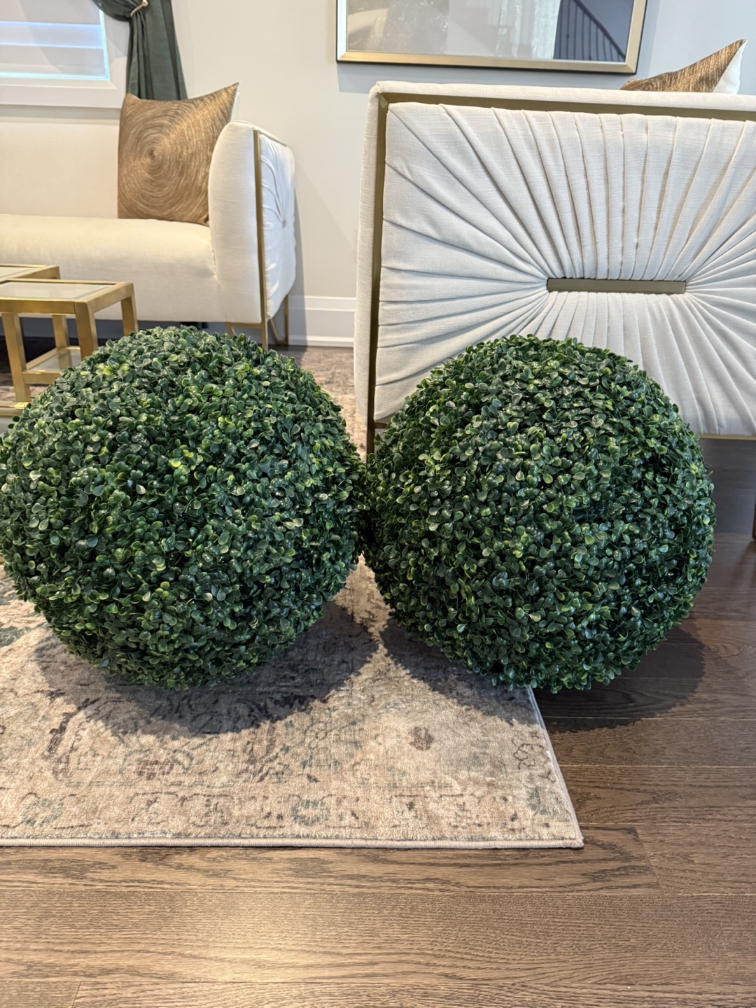 Pair of Boxwood Sphere Topiary - photo 3