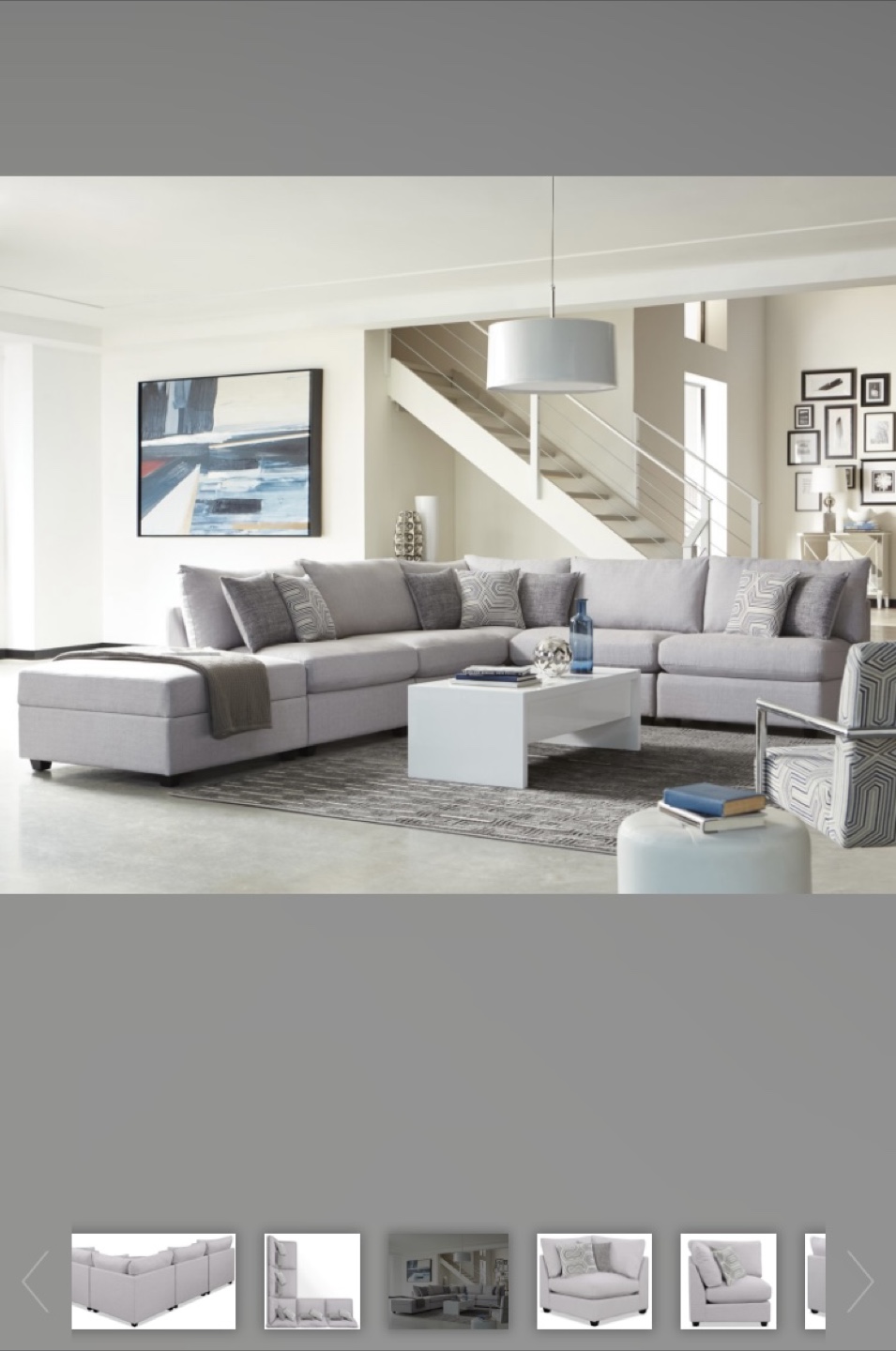 Grey Sectional Sofa
