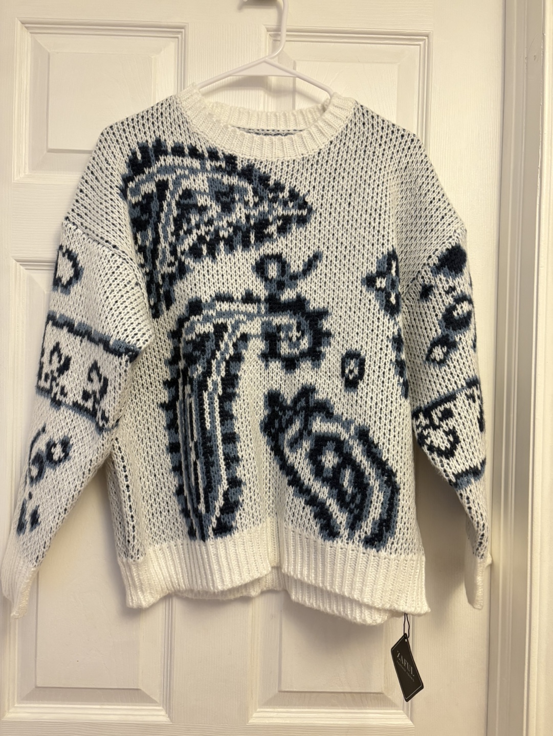 Women's Knitted Crewneck Comfy Long Sleeve Pullover -M - photo 2