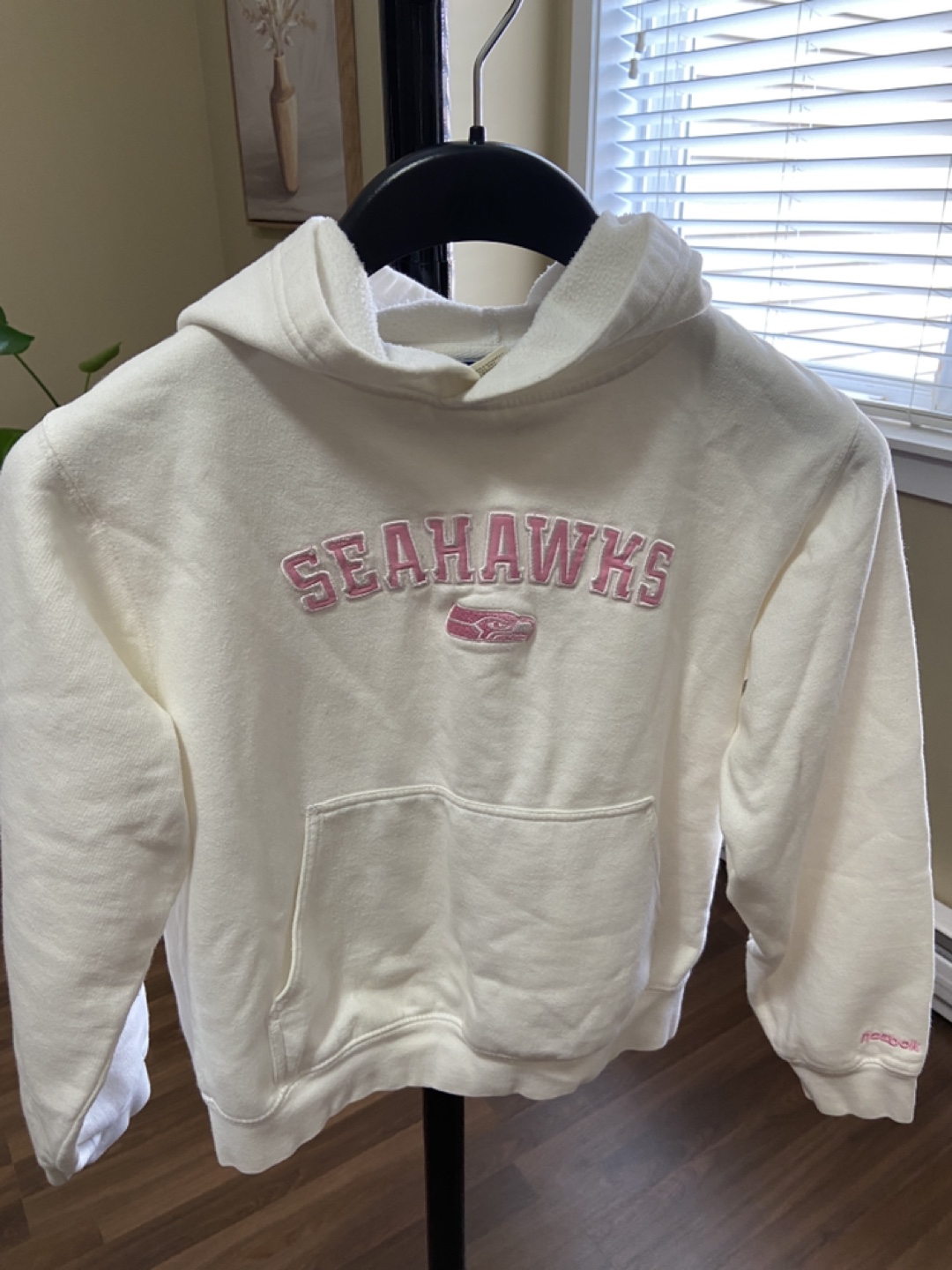 Reebok Youth Seahawks White Hoodie