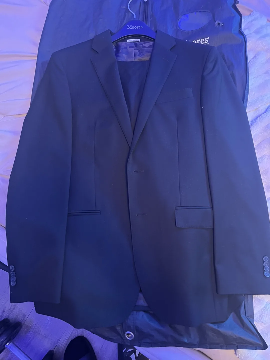 Moores Joe Fresh Black Suit image indicator(3)