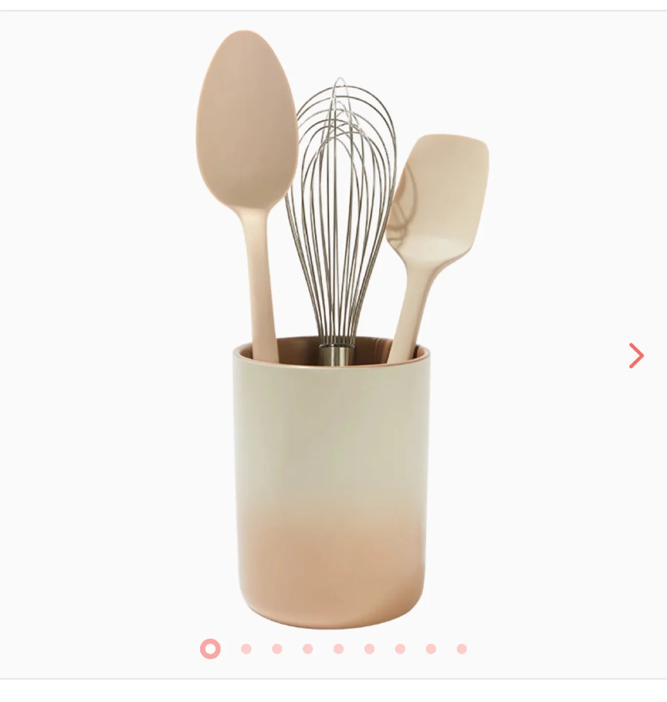 🍓NEW! REG $108 GIR Set of 3 Utensils + Ceramic Holder image indicator(2)